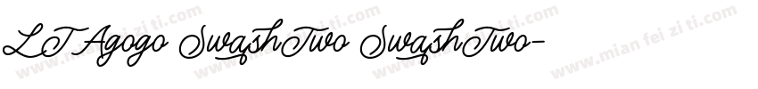 LTAgogo SwashTwo SwashTwo字体转换